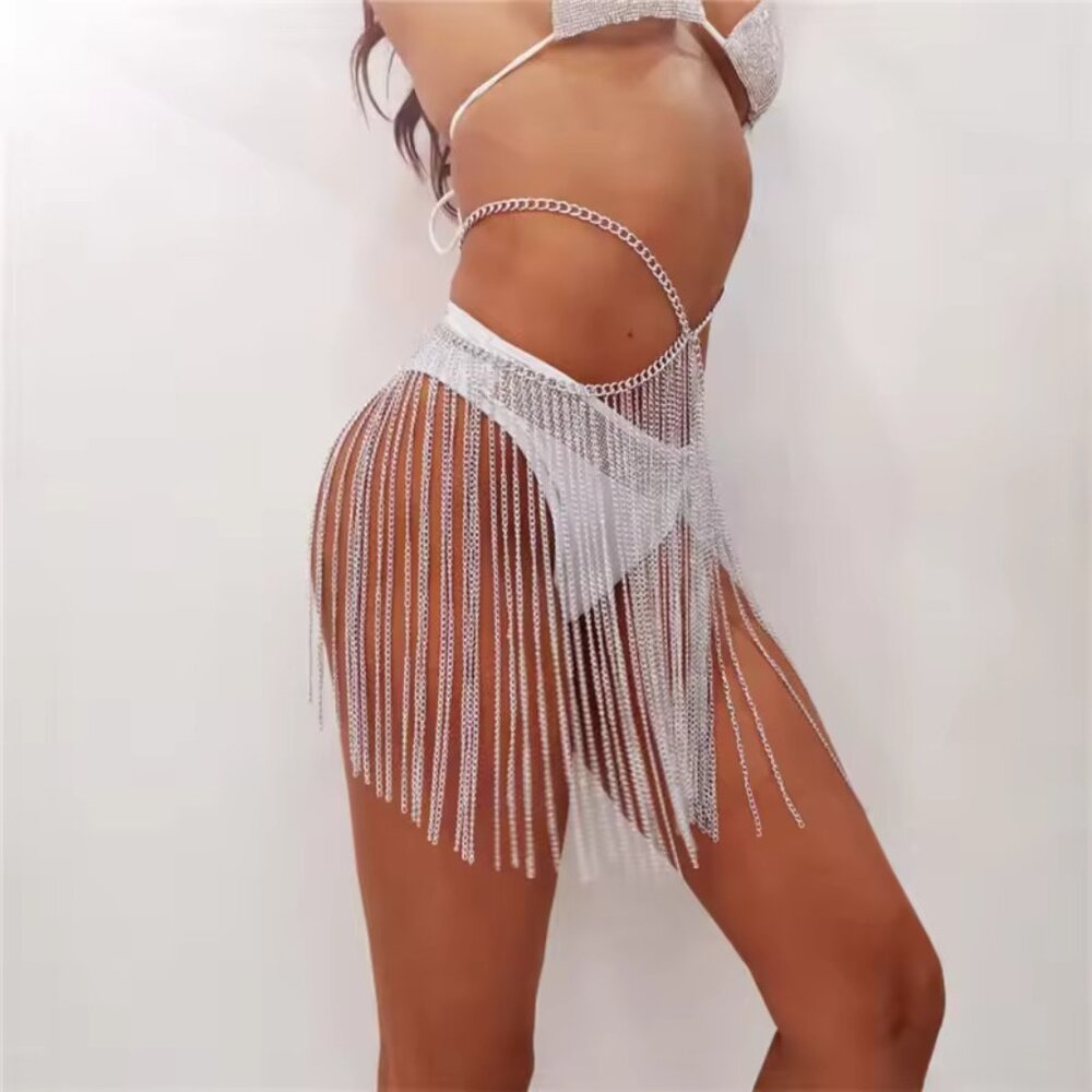 Silver Chain Skirt